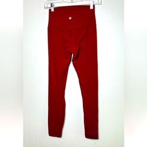 lululemon athletica women’s Align Red Leggings